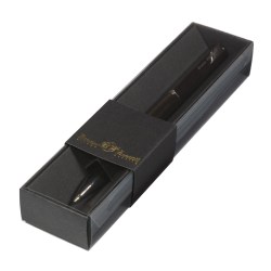 Ручка Bruno Visconti 20-0382-08/5 "Torino" синяя 1,0мм, автомат, корпус вороненая сталь, черная коро