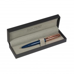 Ручка Bruno Visconti 20-0383-01/07 "Napoli" синяя 1,0мм, автомат, корпус синий/розовое золото, черн