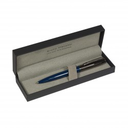 Ручка Bruno Visconti 20-0383-02/07 "Napoli" синяя 1,0мм, автомат, корпус синий/вороненая сталь, чер