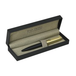 Ручка Bruno Visconti 20-0383-08/07 "Napoli" синяя 1,0мм, автомат, корпус черный/золото, черн