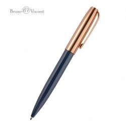 Ручка Bruno Visconti 20-0383/01 "Napoli" синяя 1,0мм, автомат, корпус синий/розовое золото