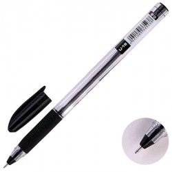 Ручка черная ErichKrause 33523 Ultra Glide Technology U-19 треугольный корпус, резиновый упор