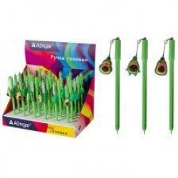 Ручка-игрушка Alingar AL8406 "Авокадо" гелевая синяя 0,5мм 85394  