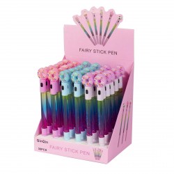 Ручка-игрушка Alingar AL8804 "Пончик" гелевая, синяя, с подсветкой 0,5мм