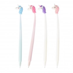 Ручка-игрушка Alingar AL8841 "Единорог" гелевая, синяя 0,5мм ассорти