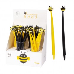 Ручка-игрушка Alingar AL8842 "Пчела" гелевая, синяя 0,5мм