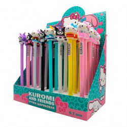 Ручка-игрушка Centrum 77067 "Куроми и друзья" синяя, шариковая 0,7мм, ассорти
