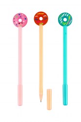 Ручка-игрушка Centrum 89512 "Пончик" синяя 0,8 ассорти