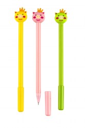 Ручка-игрушка Centrum 89517 "Поросята" синяя 0,8 ассорти