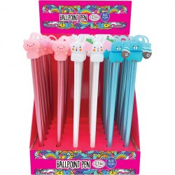 Ручка-игрушка Centrum 89990 "Животные" шариковая 0,7мм ассорти