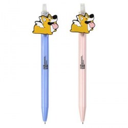 Ручка-игрушка Феникс 52698 "Корги" шариковая, синий 0,7мм, ассорти