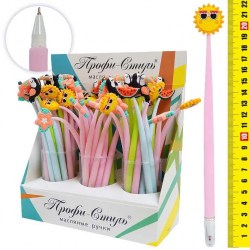 Ручка-игрушка J.Otten CF2506 "Тропики" 0,5мм синяя, ассорти 317675