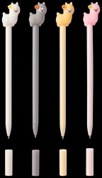 Ручка-игрушка MESHU 296382 "Lama" синяя 0,7 ассорти 