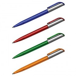 Ручка логотипная inФормат BPP03-03-Gr "Каролина" зеленый корпус 053464