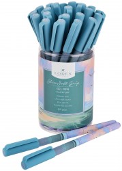 Ручка Lorex LXGPSSG-FS1 Slim Soft Grip "FLUFFY SKY" гелевая, синий 0,5мм 221020