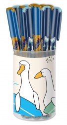 Ручка Lorex LXKOPSS-SD Slim Soft "KIDS SURF DUCK" масл, синий 0,5мм 247244