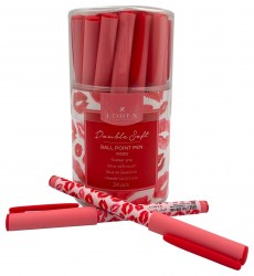 Ручка Lorex LXOPDS-KS Double Soft "KISSES" масл, синий 0,7мм 256426