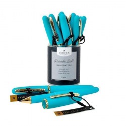 Ручка Lorex LXOPGS-TU Grande Soft "Бирюза" масл, синий 0,7мм 189585