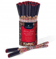 Ручка Lorex LXOPSS-DC Slim Soft "DEAR CARPETS" масл, синий 0,5мм 256429