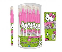 Ручка пиши-стирай Centrum 74476 "Hello Kitty" гелевая синя 0,5мм 