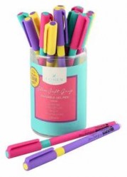 Ручка пиши-стирай Lorex LXEPSSG-NN4 Slim Soft Grip "NEON" гелевая синий 0,5мм ассорти 211849