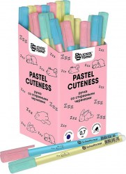 Ручка пиши-стирай Schoolformat РГ-ПСПК "PASTEL CUTENESS" гелевая, синий 0,7мм, ассорти 234608
