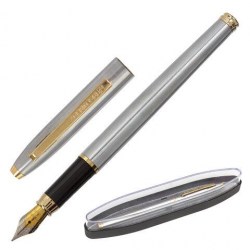 Ручка подар. Brauberg 143464 Brioso РП синий, серебристая с золотистыми деталями