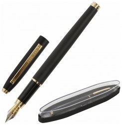 Ручка подар. Brauberg 143467 Brioso РП синий, черная с золотистыми деталями