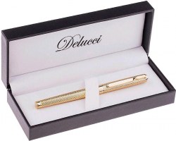 Ручка подар. Delucci Berlingo CPs_81914 РП золото, черные чернила 