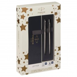 Ручка подар.  JOTTER Stainless Steel CT РШ 1,00мм синяя +РП 1,00мм синяя Stainless Steel CT 2093258