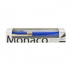 Ручка шариковая Bruno Visconti 20-0125/08-02 "Monaco" синяя 0,5мм синий корпус, доп. стержень