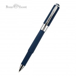Ручка шариковая Bruno Visconti 20-0125/26 "Monaco" синяя 0,5мм темно-синий корпус