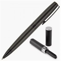 Ручка шариковая Bruno Visconti 20-0220/02 "Sienna" синяя 1,0мм черный корпус, в черном тубусе