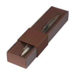 Ручка шариковая Bruno Visconti 20-0249/191 "SAN REMO" синяя 1,0мм, авт.шампань корпус, коричневая ко