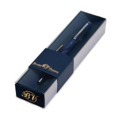 Ручка шариковая Bruno Visconti 20-0250/065 "Polermo" авт. синяя 0,7мм темно-синяя в футляре