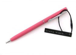 Ручка шариковая Bruno Visconti 20-0250/12 "Polermo" авт. синяя 0,7мм каралловый метал. корпус