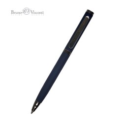 Ручка шариковая Bruno Visconti 20-0299 "Firenze" синяя автомат, 1,0мм синий корпус