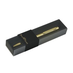 Ручка шариковая Bruno Visconti 20-0458/5 "Firenze" синяя 1,0мм золотой корпус, черная коробка