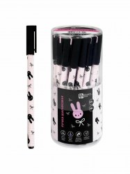 Ручка шариковая Феникс 69554 "ЗАЙКИ И БАНТИКИ" синяя 0,5/0,35мм