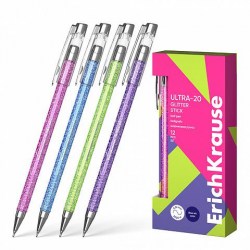 Ручка синяя ErichKrause 61032 Ultra L-20 Stick Pastel 0,7 Super Glide Technology