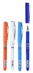 Ручка синяя Linc Axo 2592 игольчатый стержень 0,7мм ассорти 102330