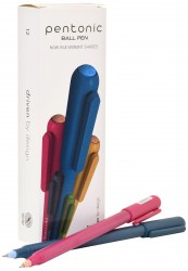 Ручка синяя Linc Pentonic 7124-B Color, ассорти 0,7мм 248679