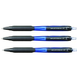 Ручка Uni SXN-101-05 авт. синий, рез/упор, Jetstream быстросохнущие чернила 77361