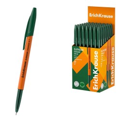 Ручка зеленая ErichKrause 63092 Slender 0,7мм, Stick Orange Super Glide Technology