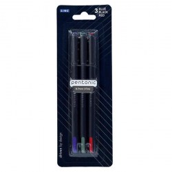 Ручки шариковые  3цв. Linc 7024/3/ASST  PENTONIC 0,7мм  209374