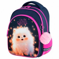 Рюкзак Brauberg 273155 OPTIMA "Tiny beauty" 36*27*18см, 2 отделения, брелок