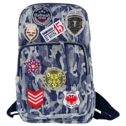 Рюкзак Феникс 46668 "Голубой камуфляж" 43*29*15см 