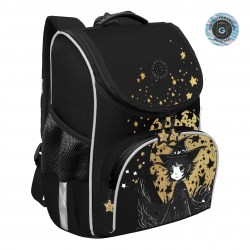 Рюкзак Grizzly RAm-584-7/2 черный/золото с мешком