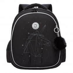 Рюкзак Grizzly RAz-586-8/1 черный-серебро