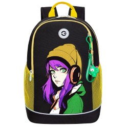Рюкзак Grizzly RG-563-12/1 черный/горчичный